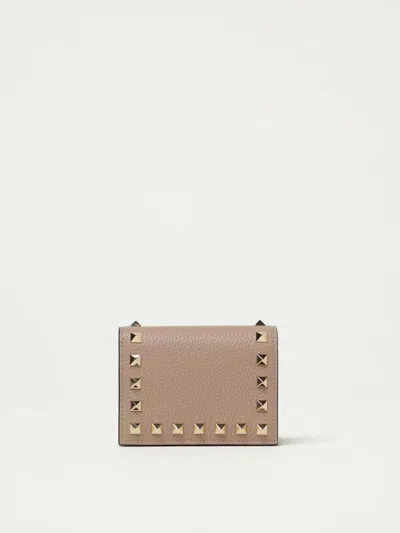 Valentino Garavani Wallet  Woman Color Beige In Neutral
