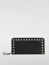 Valentino Zip Around Wallet In Black