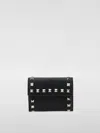 Valentino Rockstud Wallet In Black
