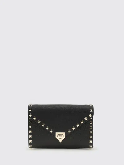 Valentino Garavani Valentino Rockstud Mini Grainy Leather Shoulder Bag In Black