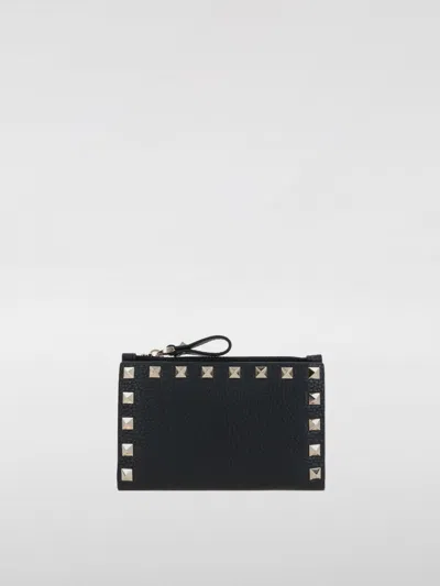 Valentino Garavani Rockstud Wallet In Black