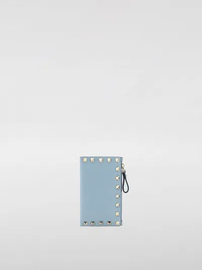 Valentino Wallet  Garavani Woman Color Blue In 蓝色