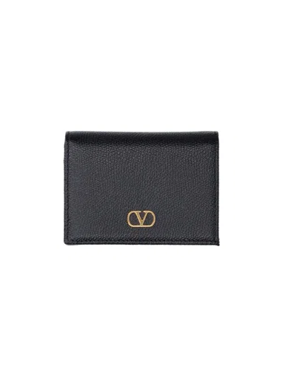 Valentino Garavani Wallet "vlogo Signature" In Black