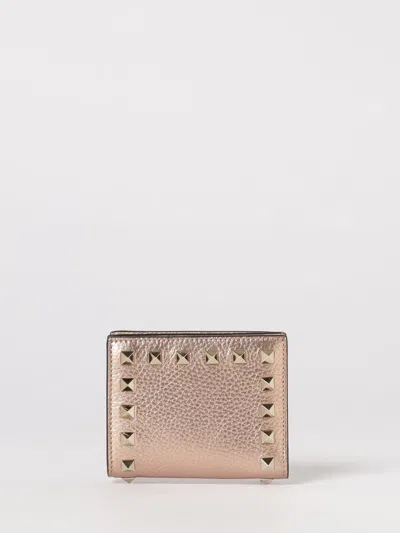 Valentino Garavani Wallet  Woman Color Pink In Gold