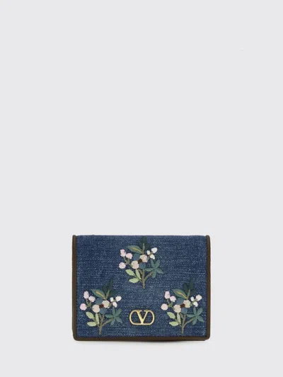 Valentino Garavani Wallet Woman  In Blue