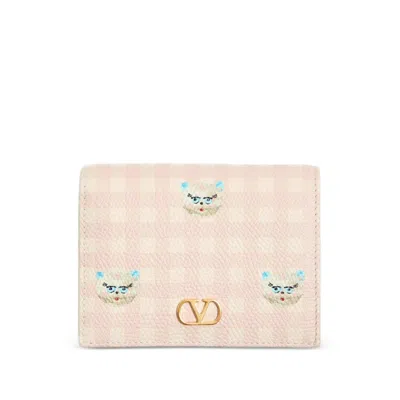 Valentino Garavani Wallets Pink, Neutral