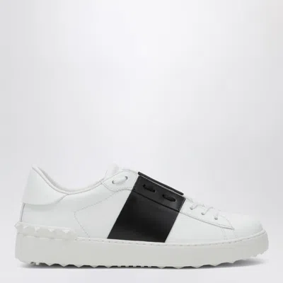 Valentino Garavani White And Black Open Sneakers
