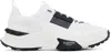 VALENTINO GARAVANI WHITE & BLACK TRUE ACT SNEAKERS