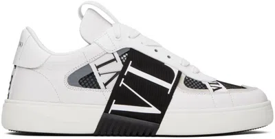Valentino Garavani Low-top Calfskin Vl7n Sneaker In White