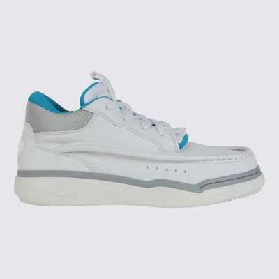 VALENTINO GARAVANI WHITE AND BLUE SNEAKERS
