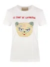 Valentino Le Chat De La Maison T-shirt In White