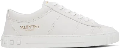 Valentino Garavani White Cityplanet Sneakers In 0bo Bianco/bianco