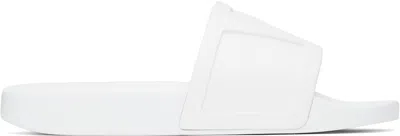 VALENTINO GARAVANI WHITE COOLSIDE POOL SLIDES
