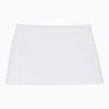 VALENTINO VALENTINO WHITE COTTON MINI SKIRT WOMEN