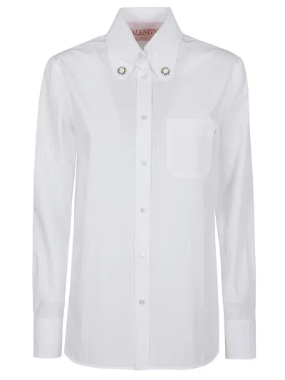VALENTINO VALENTINO WHITE COTTON SHIRT