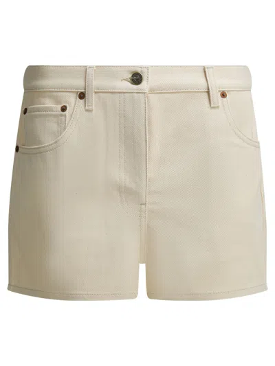 Valentino White Cotton Shorts