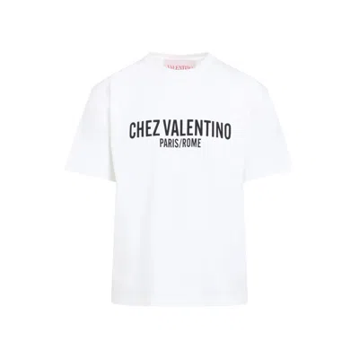 VALENTINO VALENTINO WHITE COTTON T-SHIRT
