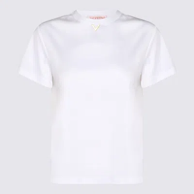 VALENTINO WHITE COTTON T-SHIRT