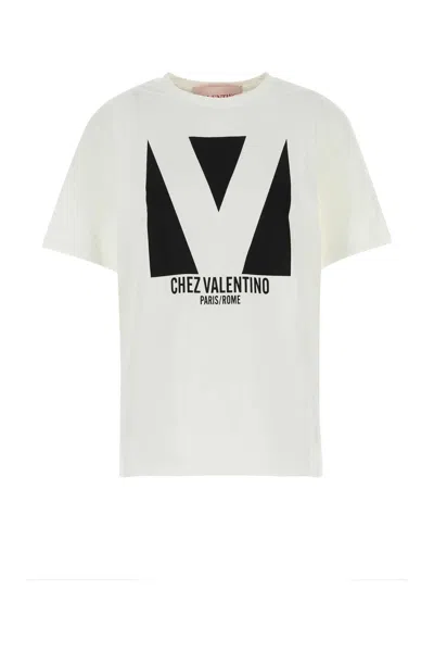 Valentino " Print T-shirt In White