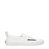Valentino Vltn Canvas Slip-on Sneaker In White