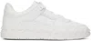 Valentino Leather Freedots Sneakers Studded Detailing In Bianco