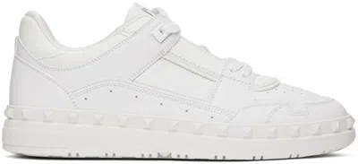 VALENTINO GARAVANI WHITE FREEDOTS SNEAKERS