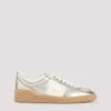 Valentino Garavani Upvillage Panelled Metallic Leather Sneakers In White