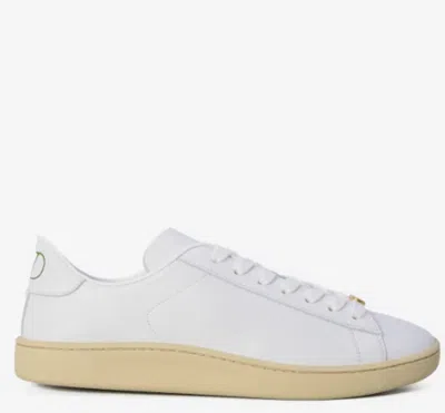 VALENTINO GARAVANI WHITE LACE UP SNEAKERS