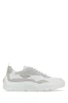 Valentino Two-tone Leather And Suede Gumboy Sneakers In White