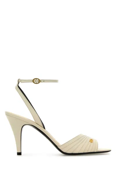 Valentino Garavani White Leather Heels