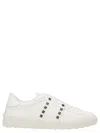Valentino Sneaker Bianche Rockstud In Pelle  Garavan In White