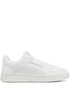 Valentino Garavani Premium Calf Leather Sneakers With Rockstud Detailing In White