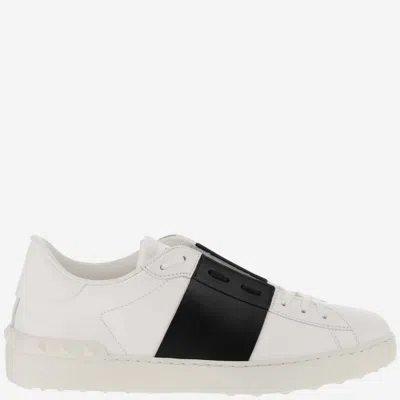 VALENTINO GARAVANI WHITE LEATHER SNEAKERS