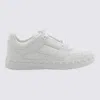 Valentino Garavani Premium Calf Leather Sneakers With Rockstud Detailing In White