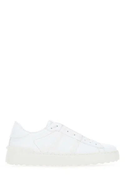 Valentino Garavani White Leather Sneakers