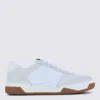 Valentino Sparry Trainer In Split Leather And Nappa In White