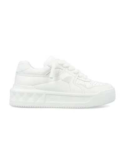 VALENTINO GARAVANI WHITE LEATHER SNEAKERS