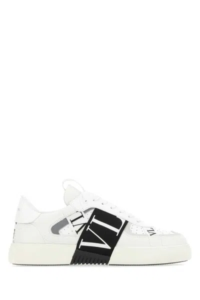 VALENTINO GARAVANI WHITE LEATHER VL7N SNEAKERS