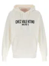 Valentino White Logo Hoodie In White