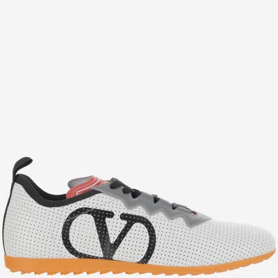 VALENTINO GARAVANI WHITE LOGO SNEAKERS
