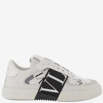 VALENTINO GARAVANI WHITE LOGO SNEAKERS