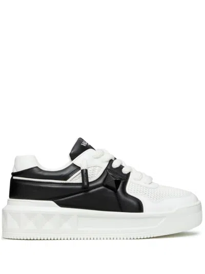 VALENTINO GARAVANI WHITE LOGO SNEAKERS