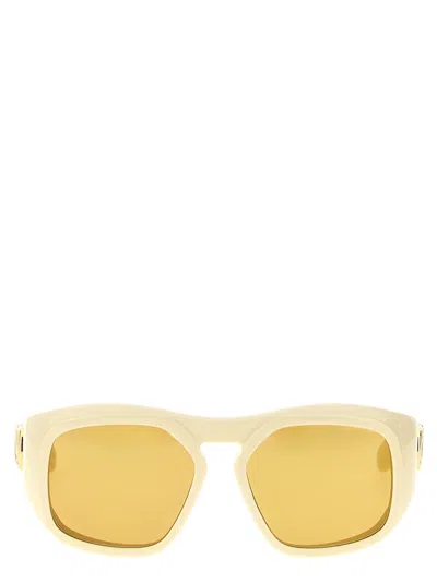 VALENTINO WHITE LOGO SUNGLASSES
