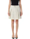 Valentino Skirt Pattern Supergran Pois Medio Plusdepois In White