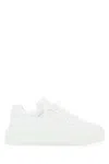 VALENTINO GARAVANI WHITE NAPPA LEATHER ONE STUD XL SNEAKERS