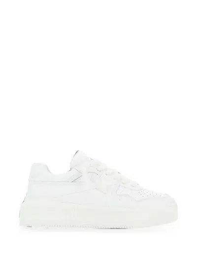 Valentino Garavani One Stud Xl Nappa Leather Sneaker For Men In White
