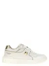 Valentino White One Stud Sneakers In White
