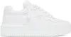 Valentino Garavani Mens White One Stud Xl Chunky-sole Leather Low-top Trainers In 0bo