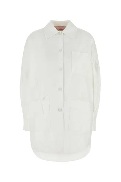 VALENTINO WHITE OVERSIZE JACKET