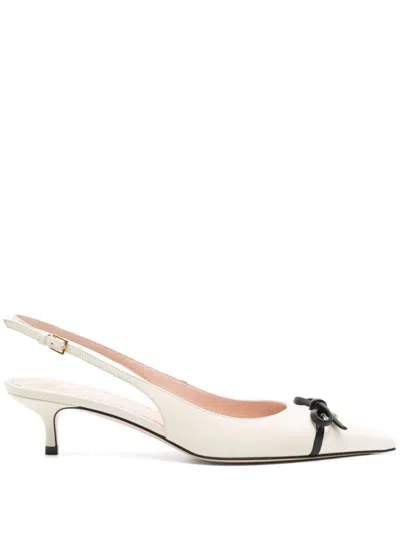 Valentino Garavani White Pointed Toe Pumps